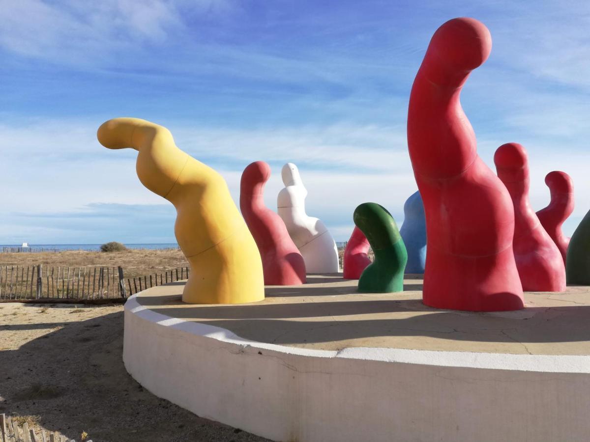 Les Marines III - Tout Confort - Tout Equipe - En Bord De Mer - Avec Jardin - Proche Commerces Et Animations Apartman Le Barcarès Kültér fotó